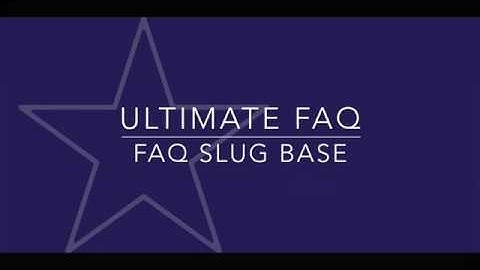 Ultimate FAQ Plugin - Changing your Slug Base (Tutorial 09)