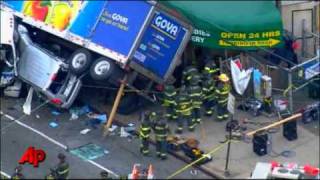Raw Video: Bus Crash Leads to Injuries in NYC