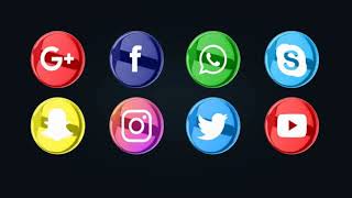 Social Media Icons Pack | VideoHive After Effects Template