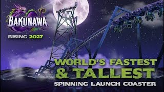 New 2027: Bakunawa Announcement Teaser: Six Flags Great Adventure New Roller Coaster
