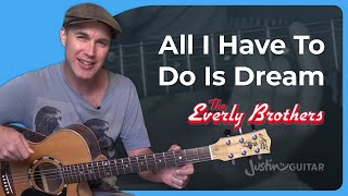 All I Have To Do Is Dream Guitar Lesson | The Everly Brothers screenshot 5