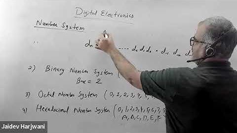 Digital Electronics Lecture 1, NUMBER SYSTEM