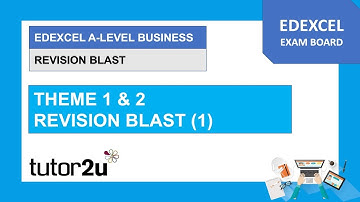 Edexcel A-Level Business - Theme 1&2 Revision Blast (1) | 17 June 2021