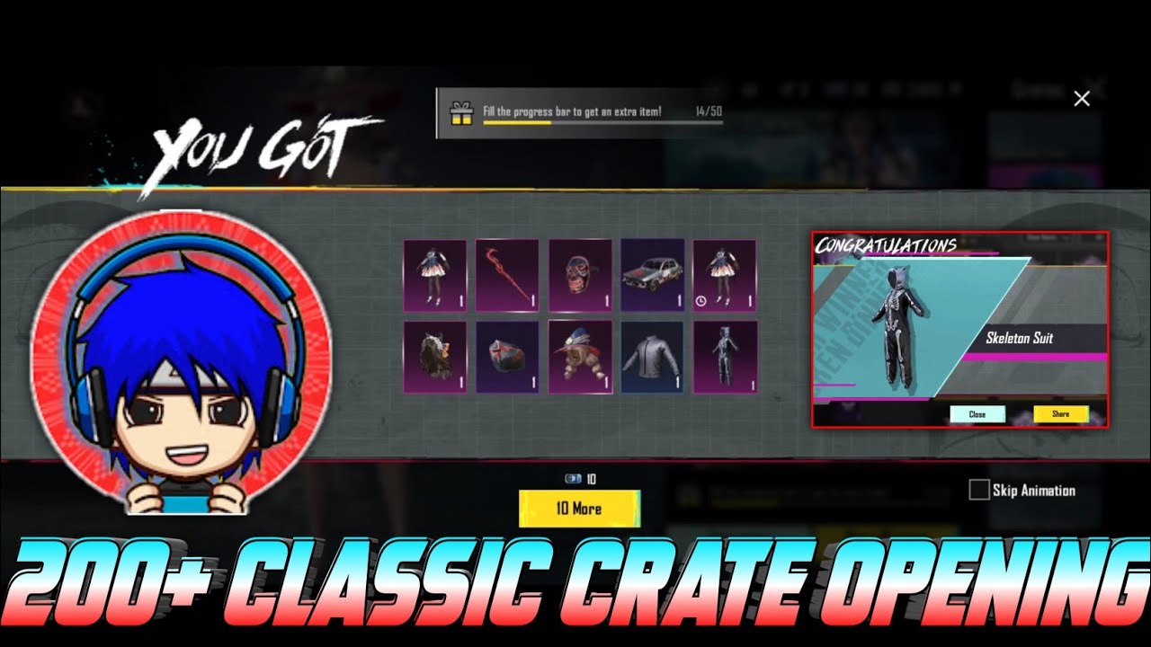 Bgmi Classic Crate Opening 😍 Free Uc Giveaway Bgmi New Crate Opening