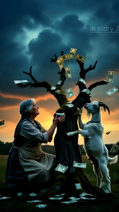 Grandmother planted a money tree #ai#tree#grandmother#ai#story2.0