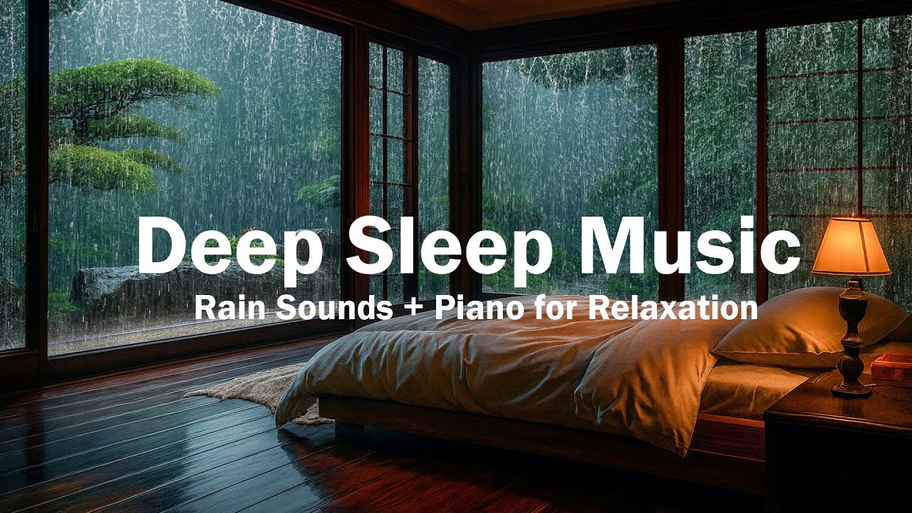 Relaxing Piano Music & Rain Sounds for Deep Emotional Sleep & Let Your ...