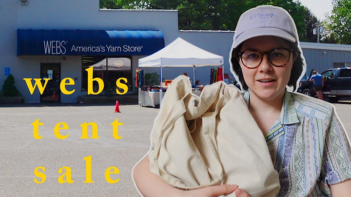 I went to the biggest yarn store in America | Webs Annual Tent Sale Vlog