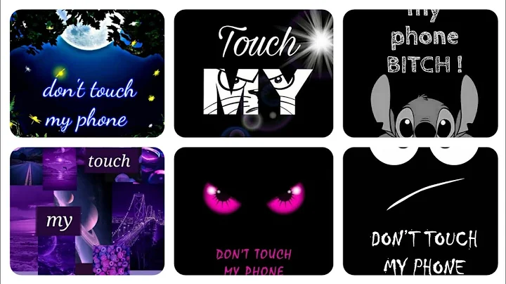 don't touch my phone😡|lock screen|Angry wallpaper 😈 | cartoon Wallpaper's 💕