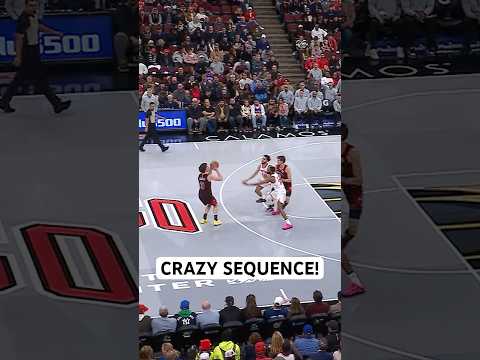 Giddey & Bridges trade 3s to close the half!