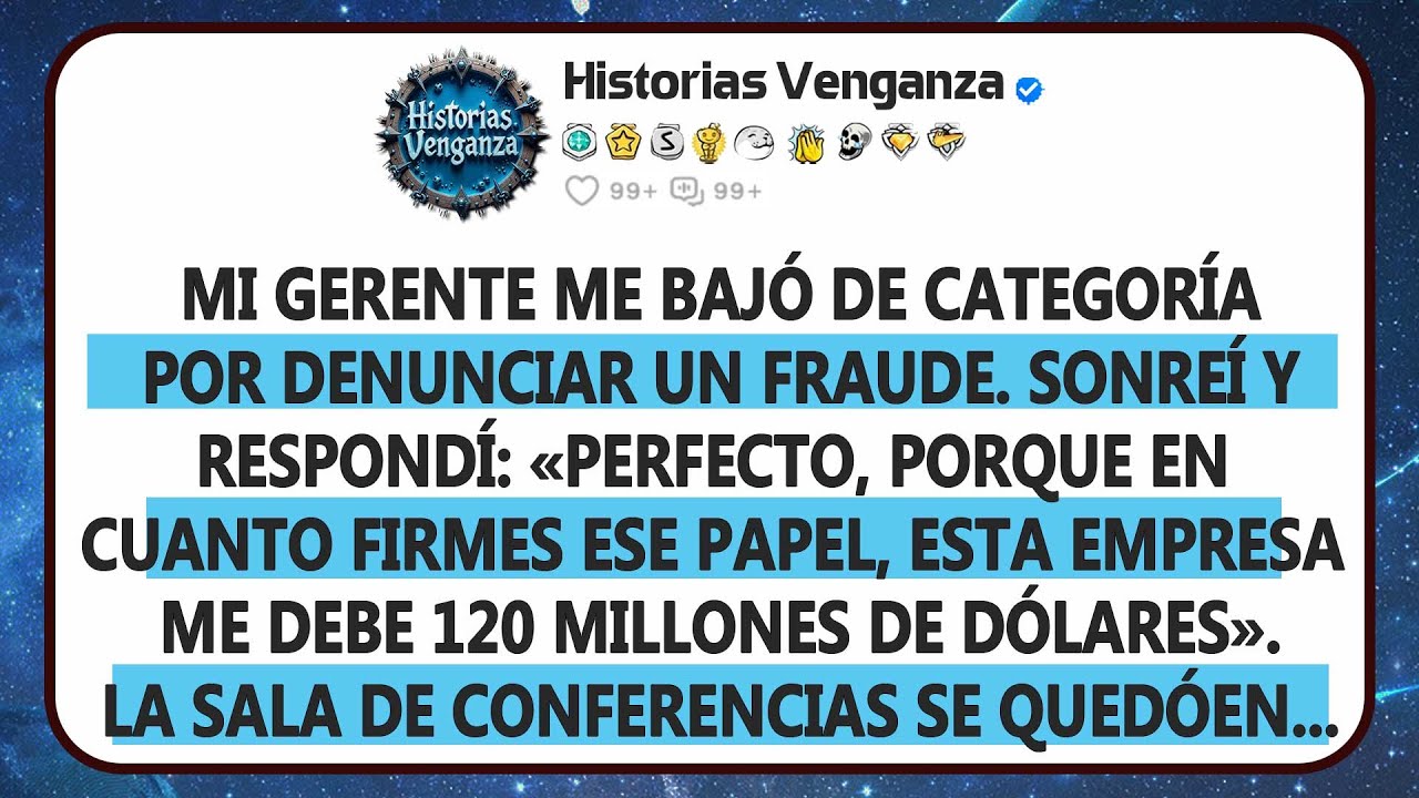 Me Degradaron Por Denunciar Un Fraude. Mi Cláusula De 120 Millones De Dólares Los Aplastó.