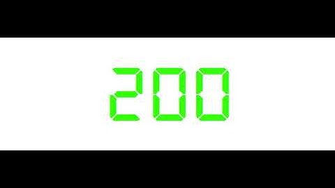 Challenge Countdown From 400