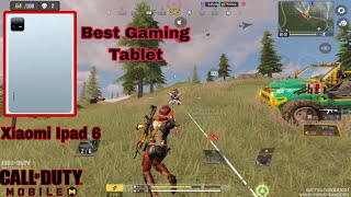 Best Gaming Tablet For Gaming Cod Mobile Gameplay | Xiaomi Ipad 6 | Full Gyroscope