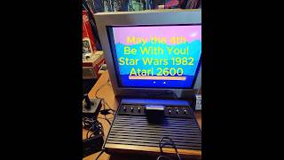 Sega Genesis controller on the Atari 2600? #maytheforcebewithyou #gaming #memories #retro #starwars
