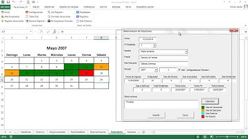 Control de Vacaciones en Excel ( VacacionesFX 3 0 )