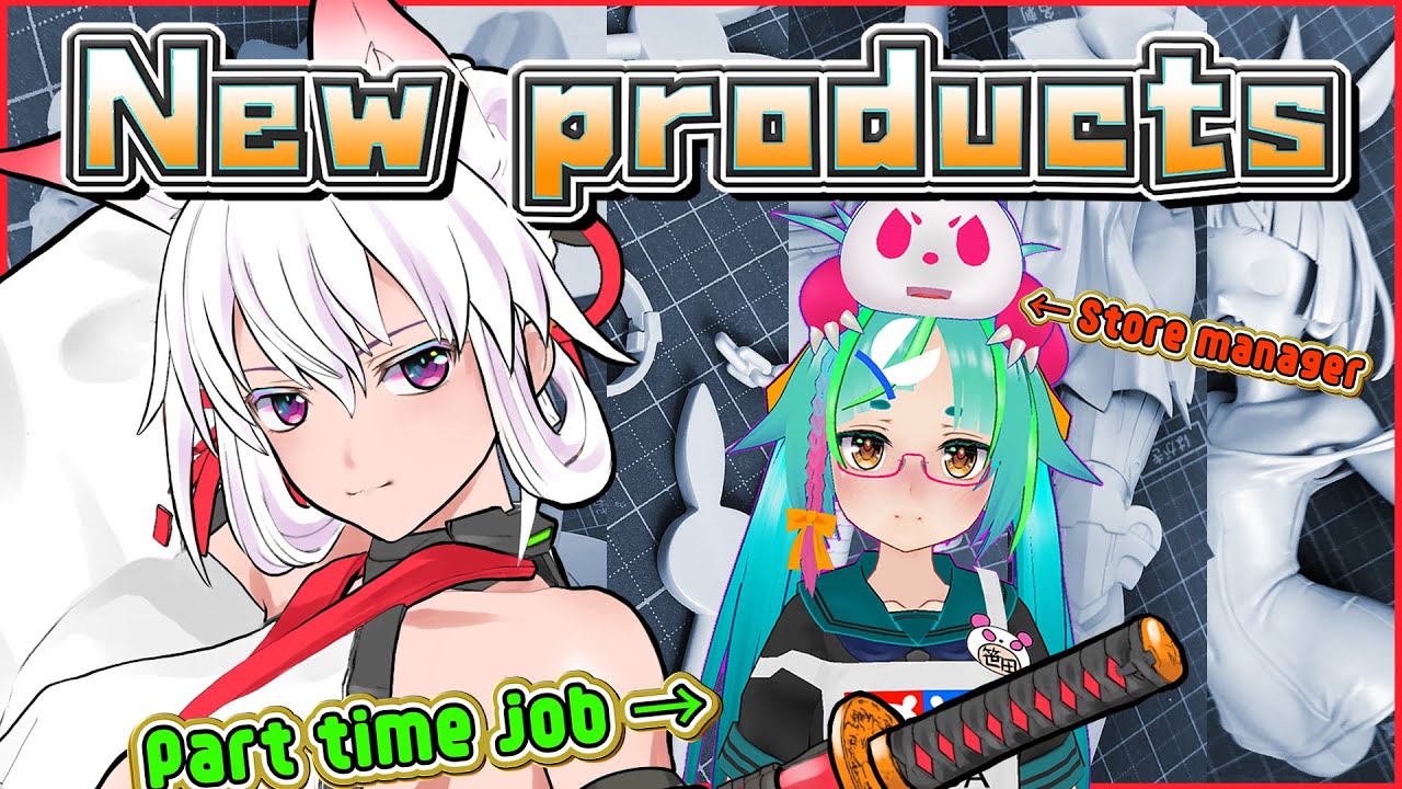 フィギュア配信】オリキャラ阿賀野の完成品をお披露目だ！【模型実況  