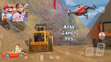 Heavy Machines & Mining Simulator - Load the Dump Truck with Crane! Android gaming