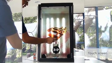 Transparent touch screen
