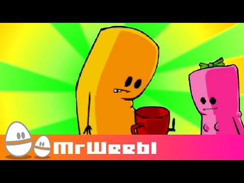 What Is In The Cup : Beecup : animated music video : MrWeebl