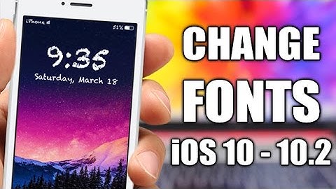 HOW TO Change Fonts On iOS 10 - 10.2 - BytaFont 3
