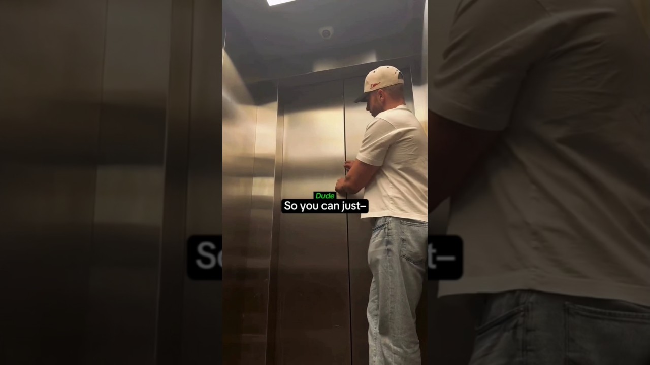 How to escape a stuck elevator 😂