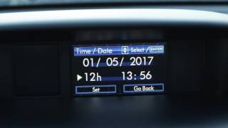 How To Set Your Forester's Clock