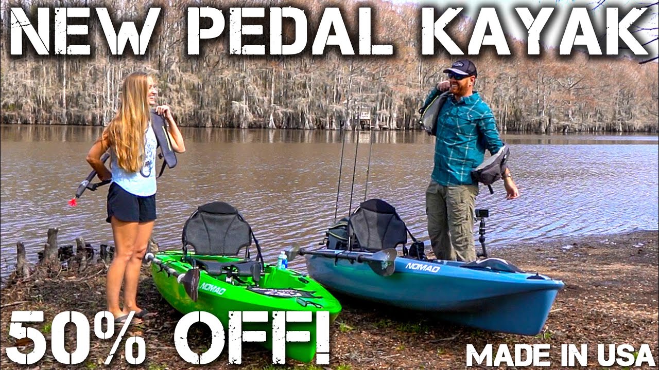 Meet the Nomad New Affordable Pedal Drive Kayak! (HALF PRICE for a