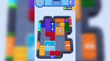 Color Block Jam Level 424 Walkthrough Solution