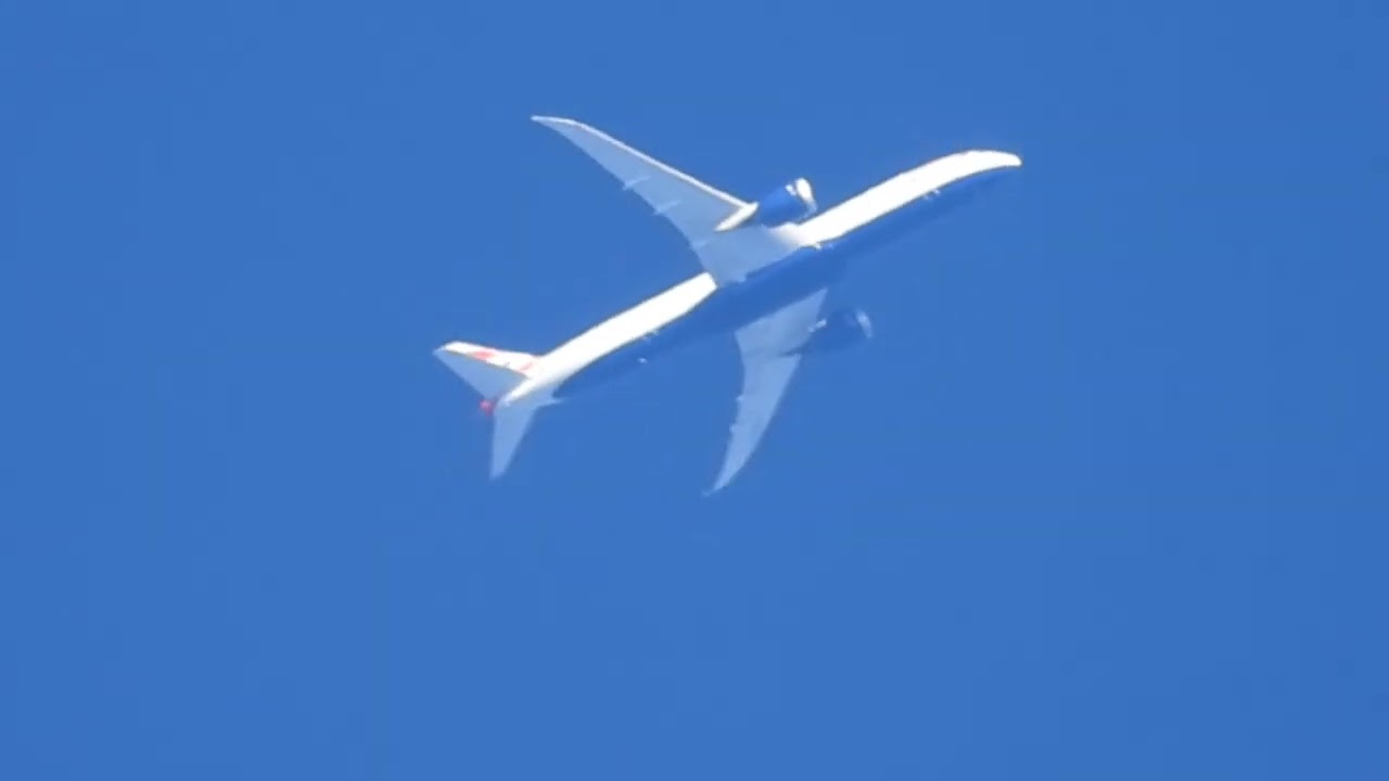 British airways B787-9 Dreamliner BA243 At FL360 LHR-MEX