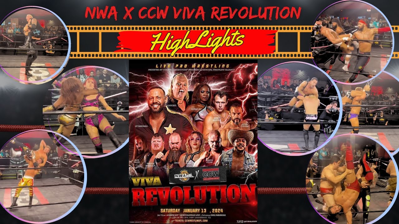 NWA X CCW Pro Wrestling Show Highlights 2024 Viva Revolution 