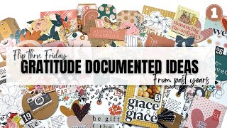 GRATITUDE DOCUMENTED IDEAS | Flip Thru Friday Episode 1