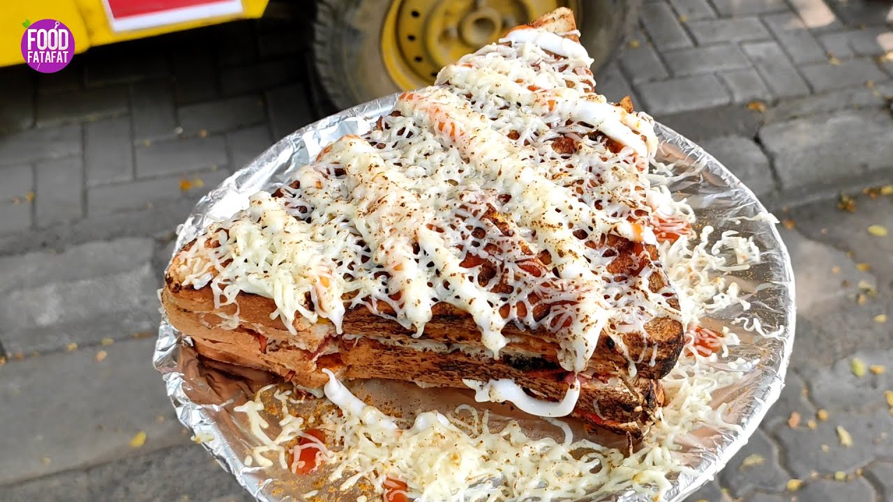 Huge 5 Layers Baap Sandwich Of Nagpur | Street Food India | Food Fatafat