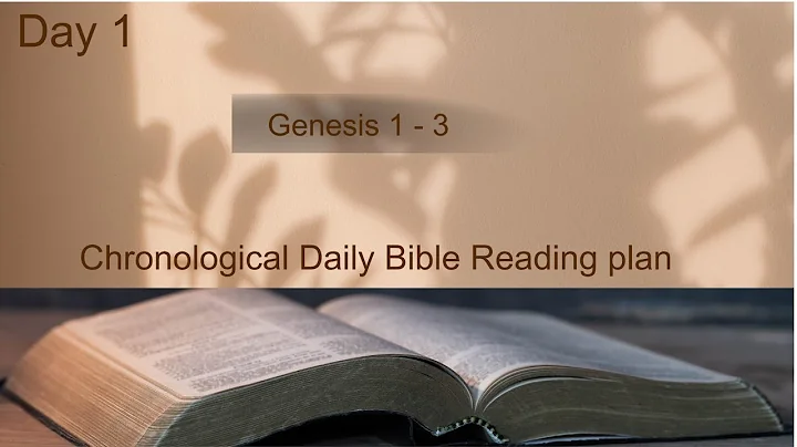 Day 1| Genesis 1- 3 | Chronological Bible Reading Plan | NIV Audio Bible