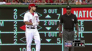 COL@WSH: Rendon rips a two-run double down the line