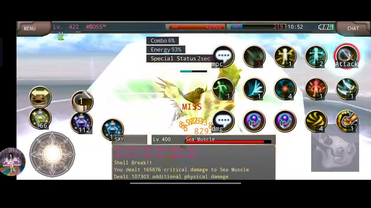 Iruna OnlineMonk vs Sea Muscle + Updated Equips YouTube