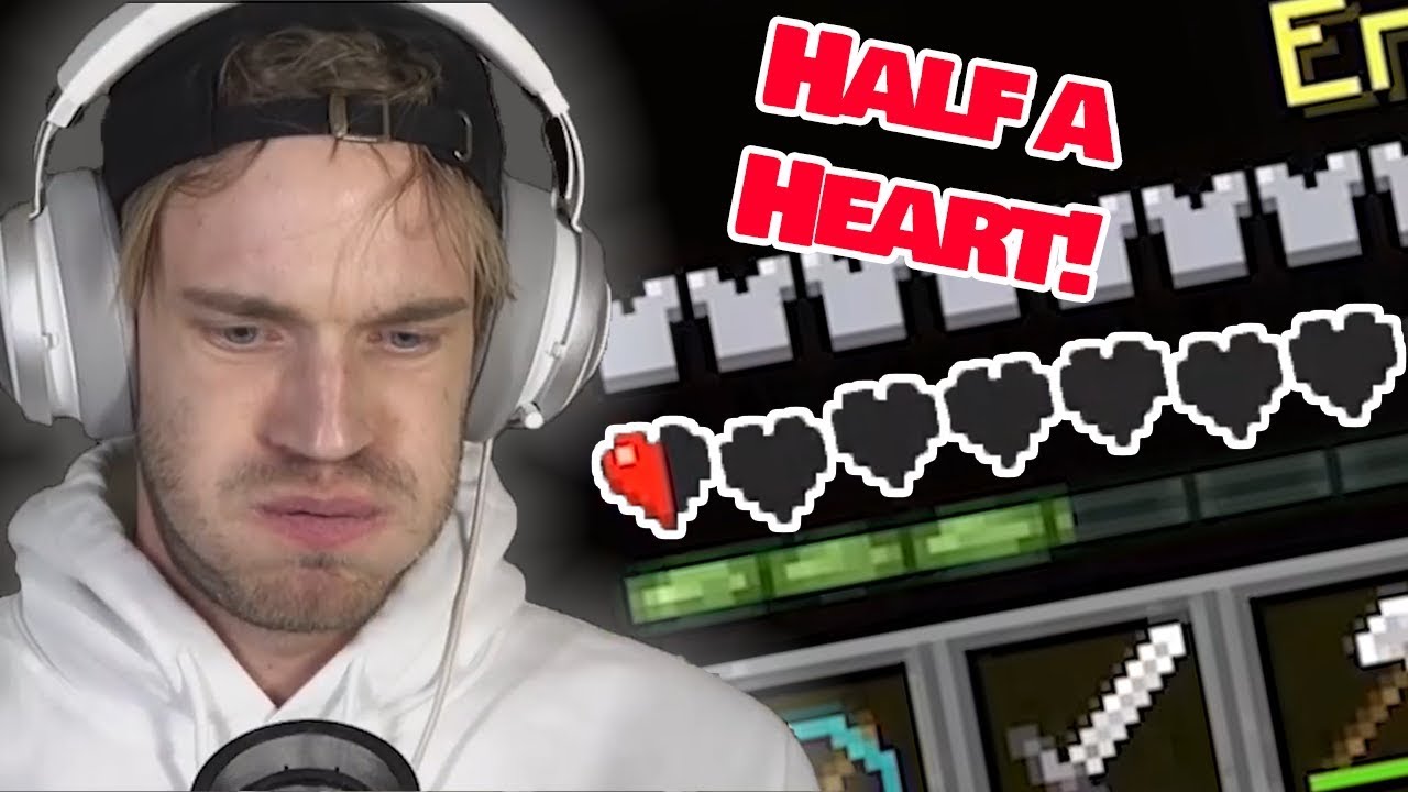 Pewdiepie Almost Losing in Minecraft for 11 Minutes Straight | Minecraft Funny Moments - Pewdiepie plays Minecraft and almost dies multiple times in this episode.  These are some of the most funny Minecraft funny moments of Pewdiepie trying his best