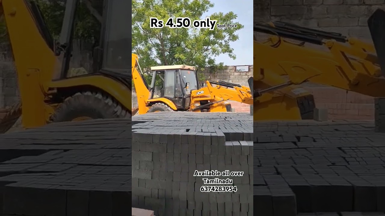 Rs 4.50 👇fly ash brick.           (Only Factory price in Salem )