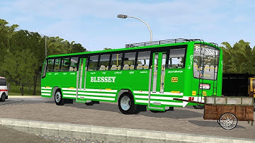 BLESSY Kerala Private Bus Mod In Bus Simulator Indonesia - Bussid Bus Mod - Bussid Car Mod - Bussid