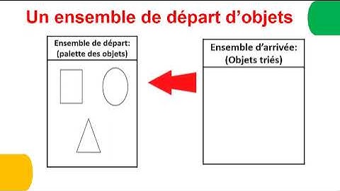 Séance 7: Trier les objets selon la Forme, la Taille et la Couleur.