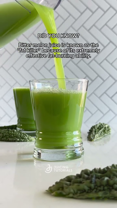 Jus pembakar lemak yang sangat efektif | Pare