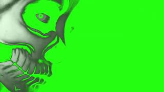 ✔️GREEN SCREEN EFFECTS: Skeleton face intro