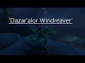 Dazar&#39;alor Windreaver -  Achievement Mount (Glory of the Dazar&#39;alor Raider)