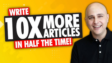 How To Write 10X MORE Blog Posts In HALF The Time Using AI Artificial Intelligence 🔥