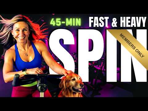 💥 45-Min Indoor Cycling Power Ride | Speed, Climbs + Tabata Finisher