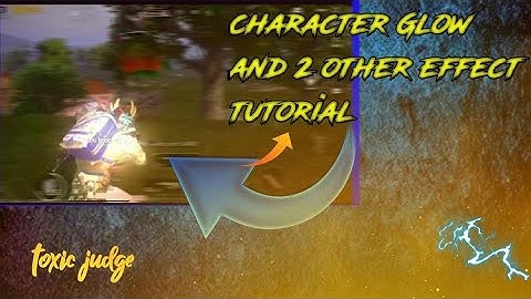 Character glow and 2 other effects tutorial | Alight motion | made on android | Toxic judge