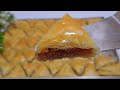 وربات الجلاش بالكنافه ف3دقايق بكل احترافيه باسرع واسهل طريقه توريق بشكل وطعم ينافس اكبر حلواني 