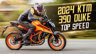 2024 KTM 390 DUKE TOP SPEED \u0026GoPro Hero 12 TEST | RokON VLOG 147