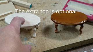 This video will show you how to make a miniature oval coffee table. WATCH PART 2 Victorian Table Legs https://youtu.be/