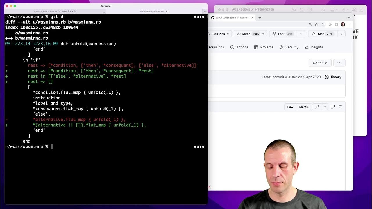 Making a webassembly interpreter in ruby part 14 instruction sequence