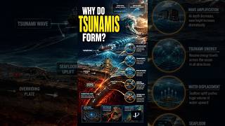 Why Do Tsunamis Form ? #shorts
