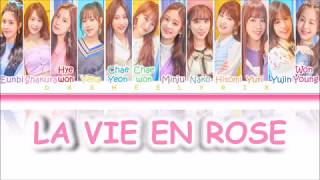 IZONE - La Vie en Rose Color Coded lyrics ENG/HAN